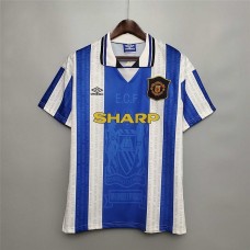 Manchester United 94/96 Away Blue Soccer Jersey